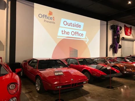 Office1 hosts Outside the Office at the Marconi Automotive Museum